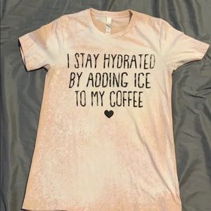Iced coffee graphic tee